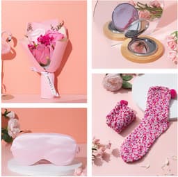 Unieke Verjaardagscadeaus Set voor Vrouwen - Geschenken Mand Ideeën en Wijn Tuimelaar Set — thumbnail 6