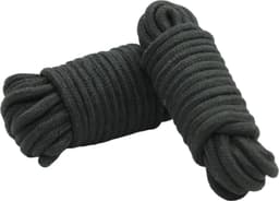 Bondage touw 2 X 2 Meter - 4 meter totaal - BDSM - Zwart - Stevig — thumbnail 1