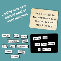 Ransom Notes - Het belachelijke woord magneet partij spel, 3+ spelers — thumbnail 5