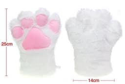 Cosplay Set voor Katten met Oren, Staart en Handschoenen - Leuke Kostuum Set voor Kinderen en Volwassenen — thumbnail 3