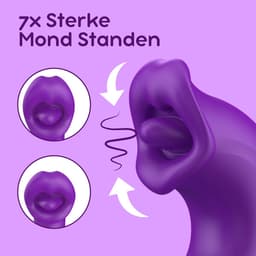 Ivy Lux Amelia - Likkende Vibrator - Rabbit Vibrator – G-spot & Clitoris Stimulator – 49 standen (7+7) - Vibrator voor vrouwen - Sex toys voor Vrouwen – Waterdicht – USB oplaadbaar – Vibrator voor koppels — thumbnail 6