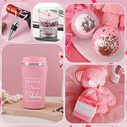 GEEKEO Vrouwen Cadeauset, Verjaardag voor haar, Unieke Moeder Beste Vriend, Get Well Soon Vrouwen, SPA Ontspannen Verwennen Gift Set Haar Vriendin Vrouw Zus, Roze (LH001) — thumbnail 7