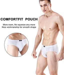 Heren Microfiber Briefs Ondergoed - Comfortabele en Stretchy Slips van S tot XXXL — thumbnail 4