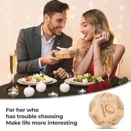 Romantische Cadeaus voor Hem en Haar - Date Night Dobbelstenen voor Stellen - Ideale Verjaardag en Valentijnsdag Cadeaus — thumbnail 5