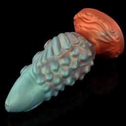 Anale Plug Monster Dildo - Siliconen Realistische Butt Plug - Fantasie Buttplug - Stimulerende Anale Dildo - Lengte 21 cm - Diameter 4.6 tot 7.8 cm. — thumbnail 3
