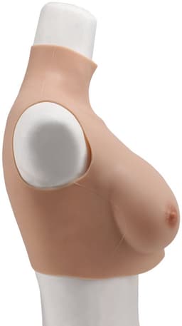 Siliconen borsten- D cup- Nep Borsten- 100% siliconen- 2500 gram -Crosdresser- Travestiet- Cosplay-Breastplate-Travestie- Natuurlijke look- — thumbnail 2
