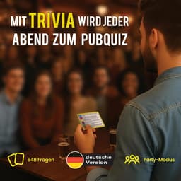 Trivia kaartenset: 648 vragen in 6 categorieën - Reisvriendelijke quiz voor 2-6 spelers | Geel — thumbnail 7