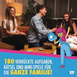 Familie Uitdaging - Gezelschapsspel met Grappige Vragen en Uitdagingen voor Kinderen en Volwassenen - Kaartspel vanaf 8 Jaar - Ideaal voor Vakantie en Reizen — thumbnail 2