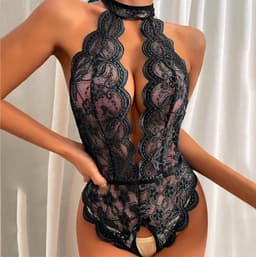 Erotische lingerie | dames | open BH | open kruis | sexy | cadeau | maat S — thumbnail 2