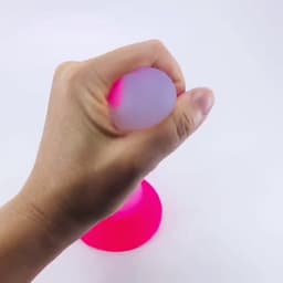 Banoch | Dildo Heart | siliconen glitter hart met roze zuignap | 17 cm lang | Ø 3,4 cm — thumbnail 2