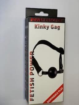 Power Escorts - Fetish Power - Kinky Gag - Mondknevel - Verstelbare Mondknevel - BR95 - Ball Gag - Zwart - gave Cadeaubox — thumbnail 2