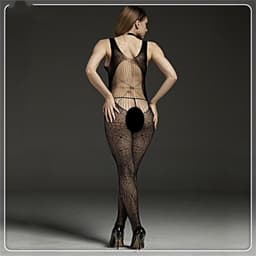 Zwarte Bodystocking - Martina — thumbnail 2