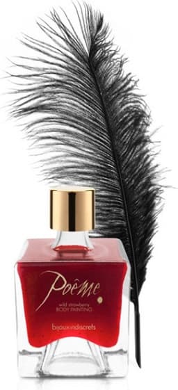 Bijoux Indiscrets Poeme Bodypaint Wilde Aardbei - 50 ml — thumbnail 1