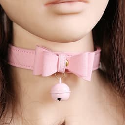 Banoch - Collar Catbell Pink - Halsband Strik Roze — thumbnail 13