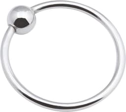 Banoch - Glansring Veronica 30 mm - metalen eikelring met bal - cockring | penisring — thumbnail 1