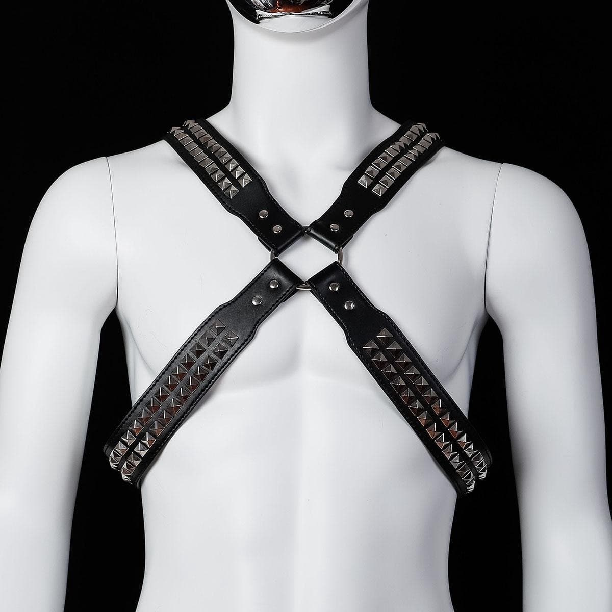 Banoch | Chest harness Radell - pu leer harnas voor man — afbeelding 1