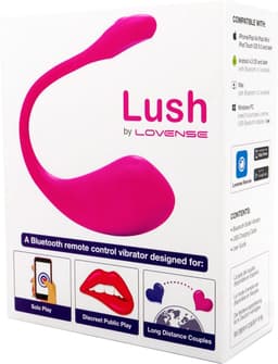 Lovense - Lush 2.0 - Draagbare Vibrator - Vibrerend Ei - Appgestuurd Luxe Vibratie Eitje - Sex Toys voor Vrouwen - Vibrators voor Vrouwen - Sex Toys voor Koppels - Roze — thumbnail 7