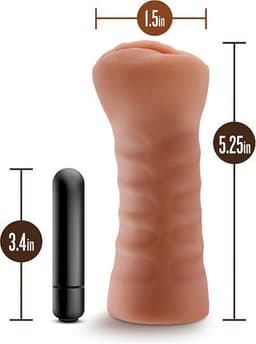 M for Men - Sofia Masturbator Met Bullet Vibrator - Vagina — thumbnail 5