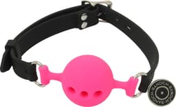 Banoch - ballgag siliconen medium - roze Ø 4,5 cm — thumbnail 6
