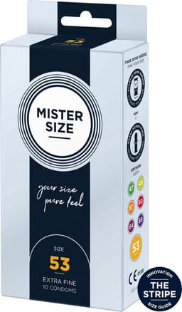 MISTER SIZE 53 Ultra Dunne M condooms (10 pack) — thumbnail 4
