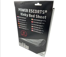 BR190 – Power Escorts Kinky Zwart Sex Laken – 160 x 227 cm — thumbnail 2