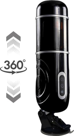 Masturbator automatische voor man vagina pocket pussy blowjob handsfree sextoy - Met zuignap - Monica Moments® — thumbnail 1
