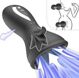 Elektrische clitoris en tepel zuiger - Vibrator - Tong - Clitoris pomp - Tepel en borst - 7 zuig en vibratie standen - Zeer goede kwaliteit — thumbnail 6