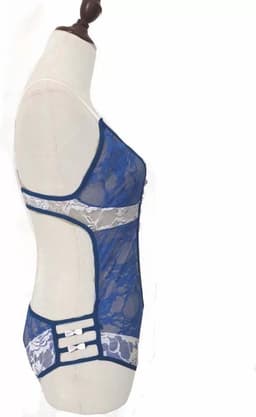 LOUZIR Sexy Lingerie Body Kostuum | Lingerie Body Kostuum | Erotische Lingerie Body kostuum | Blauw — thumbnail 6