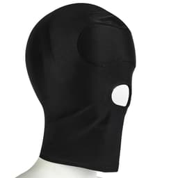 Banoch - Mask/1 hole Black - Spandex Masker - BDSM - Zwart — thumbnail 6