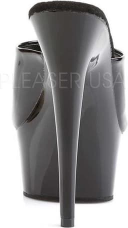 Pleaser - DELIGHT-601 Muiltjes - Paaldans schoenen - 42 Shoes - Zwart — thumbnail 5