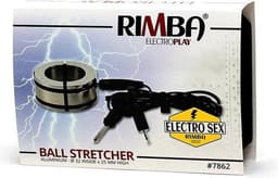 Rimba Electro Sex Ball Stretcher/cockring RVS bi-polair — thumbnail 2