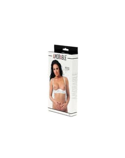 Amorable - 1/4 cup BH Satijn - Wit M — thumbnail 2