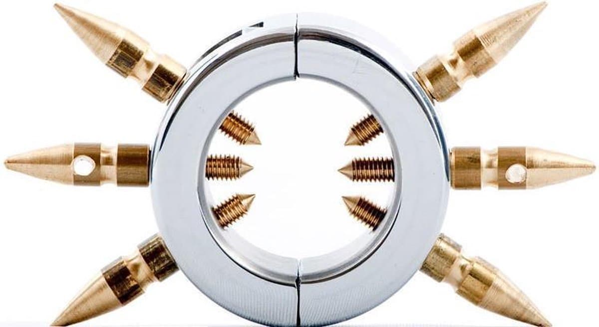 Ballstretcher met spikes RVS — afbeelding 1