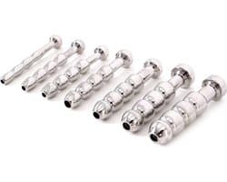 Kiotos - Penis Plug Set - Urethral Trainer Kit - 7 Holle Penisplugs - RVS