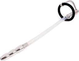 Kiotos - Geribbelde Urethral Catheter Plug - Dilator Met eikelring — thumbnail 1