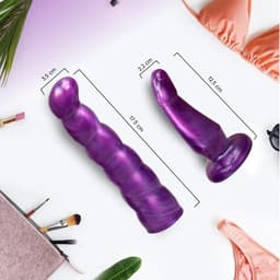 Mystease Strapon Voorbinddildo voor Mannen & Vrouwen - Strap On Voorbind Dildo - Sex Toys Koppels - Pegging Harnas met Buttplugs — thumbnail 3