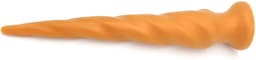 Gold Play - Extra Lange Anaal Dildo - Zachte Siliconen - Twist - Maat L — thumbnail 2