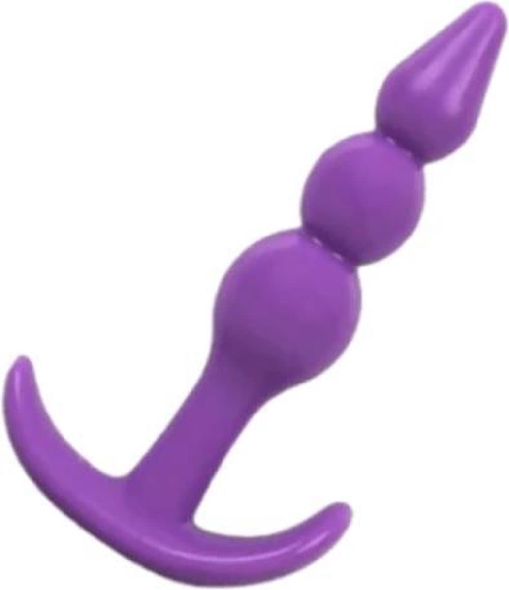 Buttplug paars man/vrouw — afbeelding 1