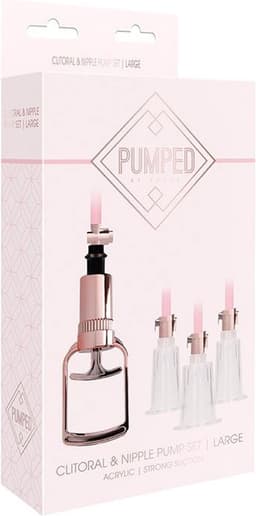 Clitoral & Nipple Pump Set Large - Rose Gold — thumbnail 5