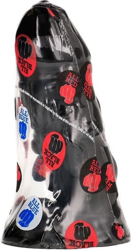 All Black - Dildo Met Aders - 18 x 4 cm - Zwart — thumbnail 4