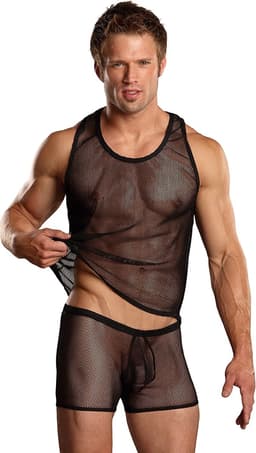 Stretch Net Tank Top — thumbnail 1