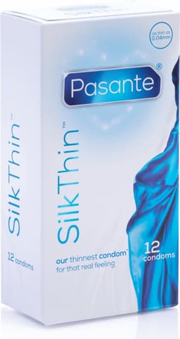 Pasante Silk Thin - Condooms - Ultra Dun - Natuurlijk Gevoel - 12 stuks — thumbnail 12