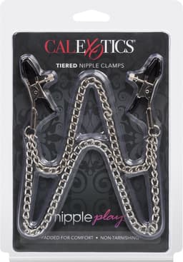 CalExotics - Tiered Nipple Clamps - Bondage / SM Nipple clamps Metaal — thumbnail 5