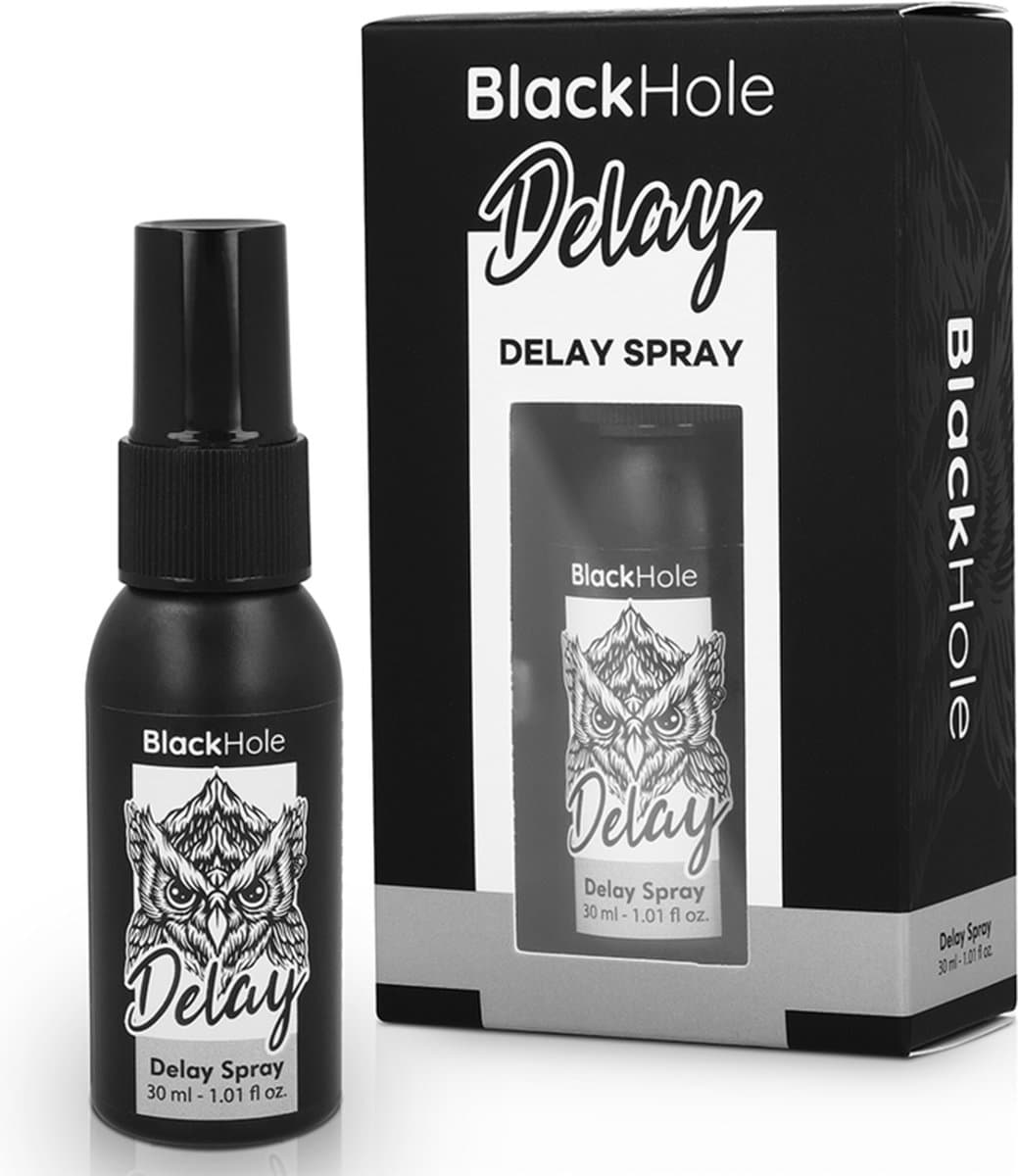 BLACK HOLE - VERTRAGINGSSPRAY OP WATERBASIS 30 ML | VERTRAGINGSSPRAY — afbeelding 1