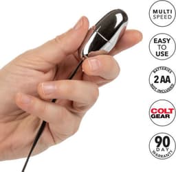 Colt - Multi-Speed Power Pak - Bullet Vibrator - Zilver — thumbnail 4