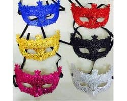 New Age Devi - Oogmasker Venetië - Maskerade op zijn best - Bal Masker voor een betoverende blik - Perfect voor Gala Feesten
