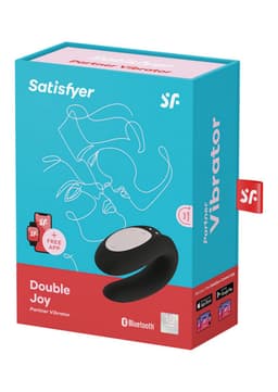Satisfyer 'Double Joy', 9 cm, met app — thumbnail 1