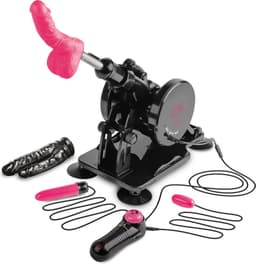 Dreamtoys Sex Room afstandsbediening Control stotend Machine Seksapparaat - Zwart — thumbnail 1