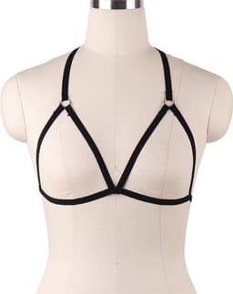 Erotische BH Harnas I Lingerie I Erotische BH I Sexy Erotisch Ondergoed I Zwart — thumbnail 3