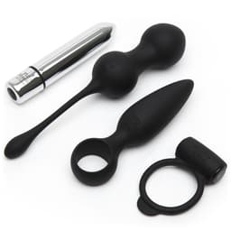 Fifty Shades Pleasure Overload 10 Days of Play Couple's Kit - Zwart/ Zilver — thumbnail 2